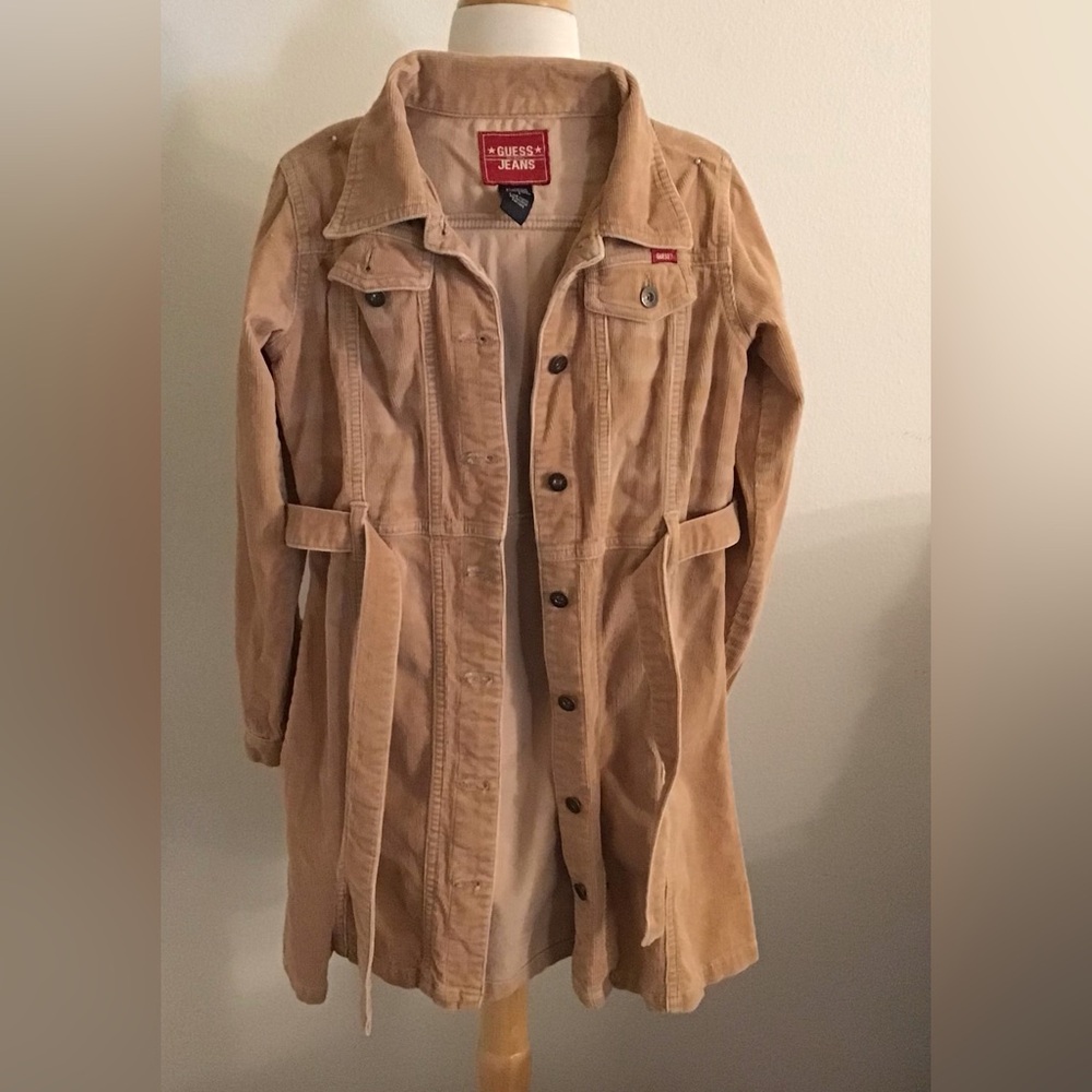 Guess Tan Trench Coat for Kids